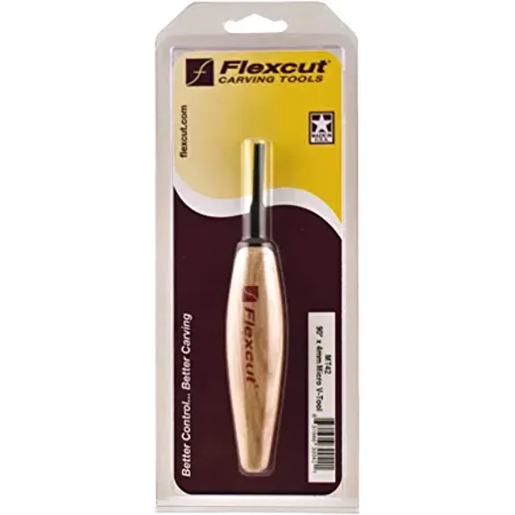 Flexcut 90 deg. x 4mm Micro V-Tool