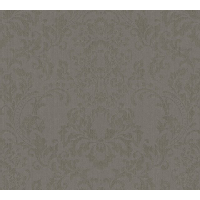 HAUTE_COUTURE_3 - Luxe Treillis Motif Gris Papier Peint Rouleau