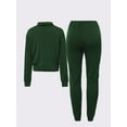 thumbnail image 4 of LovelyWholesale Long Sleeve Turtleneck Gradient Striped Women's Pants Set, 4 of 5