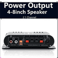 thumbnail image 4 of -838 HIFI Amplifier 2.1 Channel Car MP3 Mini Amp AUX Input High and Low Bass Adjustment Super Bass 20Wx2+40W Amplifier, 4 of 5