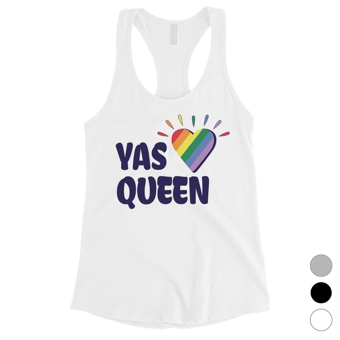 Yes queen tank top lgbtq tank top yas queen funny workout tank top gay pride tank top funny gym tank top