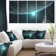 thumbnail image 1 of Sunrise in Earth from Space - Contemporary Landscape Canvas Art, 1 of 3