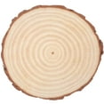 thumbnail image 1 of Rodaja de madera redonda y grande para centros de mesa. Rodaja de madera sin tratar. Centro de mesa de madera., 1 of 7