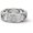 mediumsilverzircon, variant on CHOK Luxury Designer 18K Gold Plating Crush Ring Surface Width Narrow 3.5mm Medium 7mm Wide 11mm Lozenge Pattern Cross Ring for Women Men Classic Simple