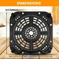 thumbnail image 6 of GWY Air Fryer Grill Plate for Ninja AF141, 8.5"×8.5", Black, 1 Pack, Dishwasher Safe, 6 of 7