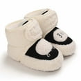 thumbnail image 5 of AOOCHASLIY Black and Friday Kids Shoes Winter Toddler Baby Boys Girls Fleece Soft Soled Shoes Toddler, 5 of 5