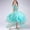 Light Green, variant on Girls Pageant Dresses Long Tulle Feathers Dress