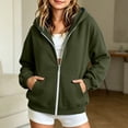 thumbnail image 2 of Shadoumai 4-15 Years Girls Zip Up Hoodies Comfy Cute Long Sleeve Sweatshirt Jacket with Pockets 2026 Fall Winter Teen Clothes, 2 of 5