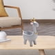 thumbnail image 5 of Caja de resina de Bulldog caramelo estatua Animal figurita zapato gabinete Ciervo gris Zulema Estatua de Bulldog, 5 of 8