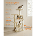 thumbnail image 4 of Cat Tree, Cat Tower, Cat Condo With Scratching Posts, Hammock, Plush Perch, Cat Activity Center, 4 of 5