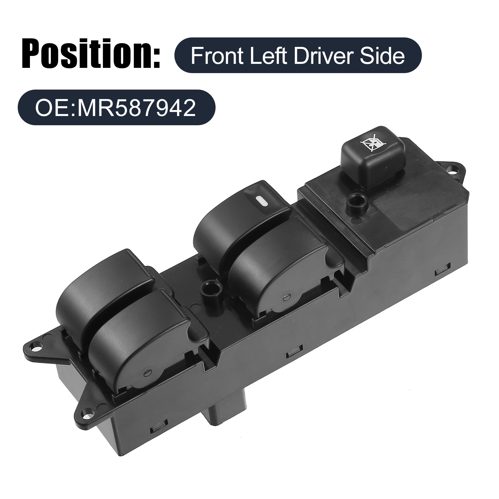 MR587942 Front Left Side Master Power Window Switch Lift