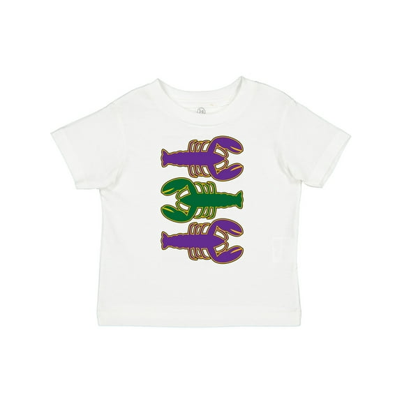 Inktastic Mardi Gras Celebration Funny Crawfish Boys or Girls Toddler T-Shirt
