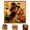 C#033, variant on Halloween DIY Puppy Pearl Painting Kit, 3D Diamond Art Craft Set,1pc,6 Styles Wizard Dog Pumpkin Ghost Cauldron 7.87in Square Canvas,Colorful Reflective Pearl Beads,DIY Fall Home Decor Wall Art C
