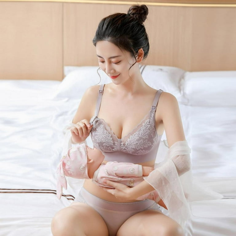 Breastfeeding bra pregnant women underwear maternity bra lace