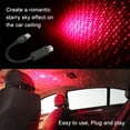 thumbnail image 2 of Starry Sky Projection Night Light Portable USB Car Interior Light Decorative Light Suitable for Ceiling Bedroom Party etc, 2 of 8