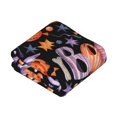 thumbnail image 5 of Throw Blanket for Couch Sofa and Bed, pumpkin halloween hats Super Soft Plush Throw Blanket, Fuzzy Cuteness Comfy Warm Washable Flannel Blanket & Throws for All Season 60"x50", 5 of 7