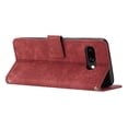 thumbnail image 3 of For Google Pixel 9a Case Imprinted Lines Leather Phone Cover Folding Stand - Green, 3 of 5