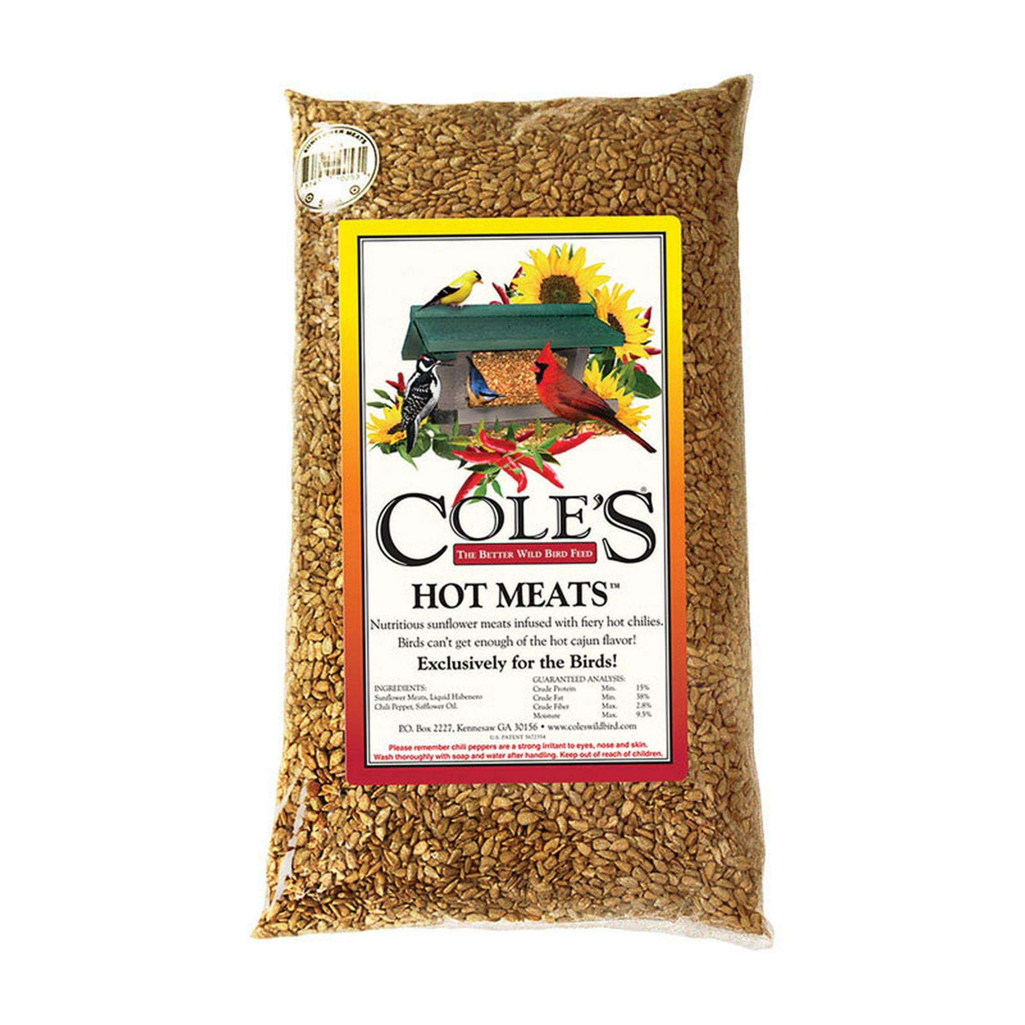 Coles Wild Bird Products, Bird Seed Hot Meats- 10 lbs.