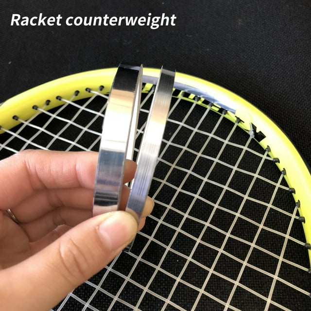 1 Roll 4m Professional Lead Tape Hidden Strong Stickiness Long Service Life Racket Lead Plate for Tennis Racket