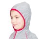 thumbnail image 2 of Trespass - Chaqueta de forro polar y cremallera completa modelo Godness para niñas (Platino Jaspeado), 2 of 4