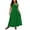 Green, variant on Women's Scoop Neck Sleeveless Maxi Dress Plus Size Loose Fit Casual Summer Swing Dress For Women