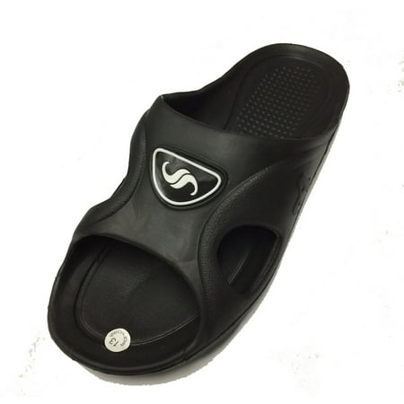0122 Men's Rubber  Sandal Slipper Comfortable Shower Beach Shoe Slip On Flip (Best Men's Sandals For Sweaty Feet)