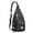 Black-86, variant on Interstellar Travel Sling Backpack - Black Hole & Galaxy Print Crossbody Bag, Fashionable Water-Resistant Pack
