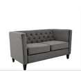 thumbnail image 2 of Lisette 56.7'' Velvet Square Arm Loveseat, 2 of 5
