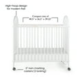 thumbnail image 5 of Child Craft Sweet Dreamer™ Folding Portable Crib with 3" Mattress, Durable Metal Frame, White, 5 of 9