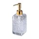 thumbnail image 2 of Dispensador de jabón líquido recargable para baño, cocina, gel de ducha, champú, loción. Envase de vidrio reutilizable con bomba, 320 ml, blanco, gris, rojo, dorado., 2 of 6
