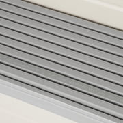 Confer Above Ground Swimming Pool Ladder 4 Stair Step Entry System, Gray