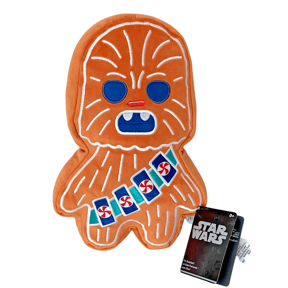 Disney Star Wars Chewie Gingerbread Man Scented Cookie Christmas Chewbacca Holiday Plush Toy Doll