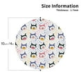 thumbnail image 2 of Kdxio Cute Dog Funny Coasters,4 Pcs Leather Coasters,Housewarming Gifts,Protect Furniture from Water Marks Scratch and Damage, 2 of 8