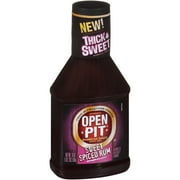 (4 Pack) Open PitÃÂ® Thick & Sweet Barbecue Sauce Sweet Spiced Rum 18 oz. (4 pack)