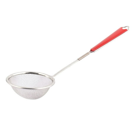 Perforated Metal Surface Mount - Unique BargainsKitchenware Metal Round Dumpling Bean Holder Perforated Ladle Silver Tone