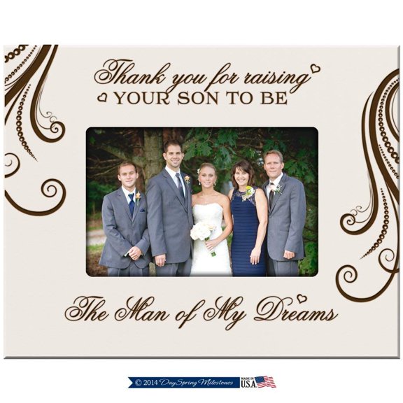 Parent Wedding Picture Frame - Thank You For The Man Of My Dreams