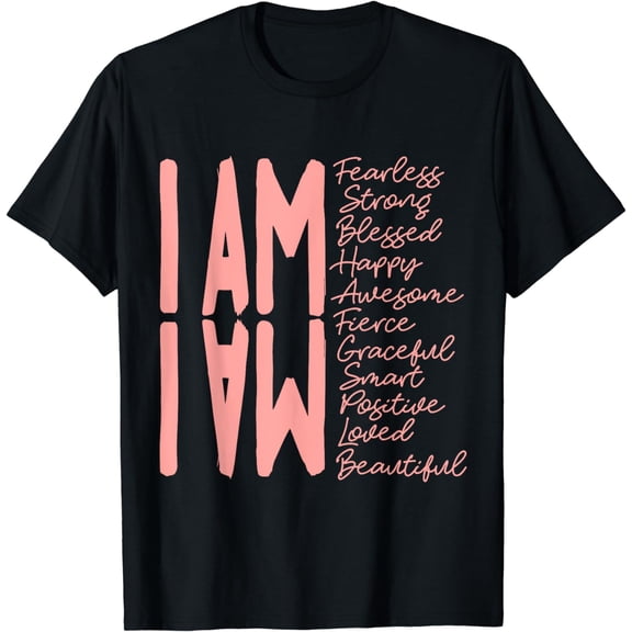 I am Fearless, I am Strong I am Blessed T-Shirt mens t shirt,black,women,funny,misfits,men,journey,t-shirt