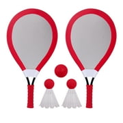 Play Day Jumbo Racket Sports Game, 5 Piece Set, Red, Children Ages 4+