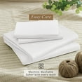 thumbnail image 7 of TOSMO Luxury Sheet Set 4 Piece Queen Size - 100% Viscose Derived from Bamboo - 18” Extra Deep Pockets, Oeko-Tex Certified, Silky Soft, Cooling and Breathable, 7 of 7
