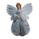 thumbnail image 1 of Figura de ángel en la copa del árbol, 25 x 20 cm, adorno para árbol de Navidad, ángel iluminado EstiloC, 1 of 9