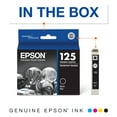 thumbnail image 2 of EPSON 125 DURABrite Ultra Ink Standard Capacity Black Cartridge (T125120-S) Works with Stylus NX-125, NX-127, NX-130, NX-230, NX-420, NX-530, NX-625, WorkForce WF-320, WF-323, WF-325, WF-520, 2 of 5