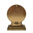 thumbnail image 3 of Creative Co-Op 3.62" Quartz Gold Metal Tabletop Clock, 3 of 3