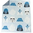 thumbnail image 2 of Star Wars The Blue Side Feather Knit Throw - Soft & Cozy Décor, 2 of 4