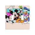 thumbnail image 1 of Mickey Mouse Cartoon Anime Light Switch Cover Plates Single Toggle Wall Plate, Decorative 2-Gang Christmas Decor Lightswitch Cover, 1 of 7