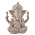 thumbnail image 1 of Sculpture Décorative Anti-fade Mystérieuse Statue à Tête d'Éléphant Rétro Durable pour la Maison, 1 of 10
