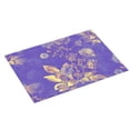 thumbnail image 2 of YFYANG Microfiber Dish Drying Mat for Kitchen, Reusable Purple Vintage Floral Pattern Large Dish Mat, 18" x 24", 2 of 9