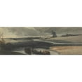 thumbnail image 3 of François Louis Thomas Francia 18x9 Black Modern Framed Museum Art Print Titled - A French Canal Scene (1810), 3 of 5