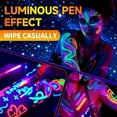 thumbnail image 5 of Glow in the Dark UV Body Paint Marker - 0.68 fl oz Liquid Neon Watercolor Pen for Concerts and Face Painting, 5 of 5