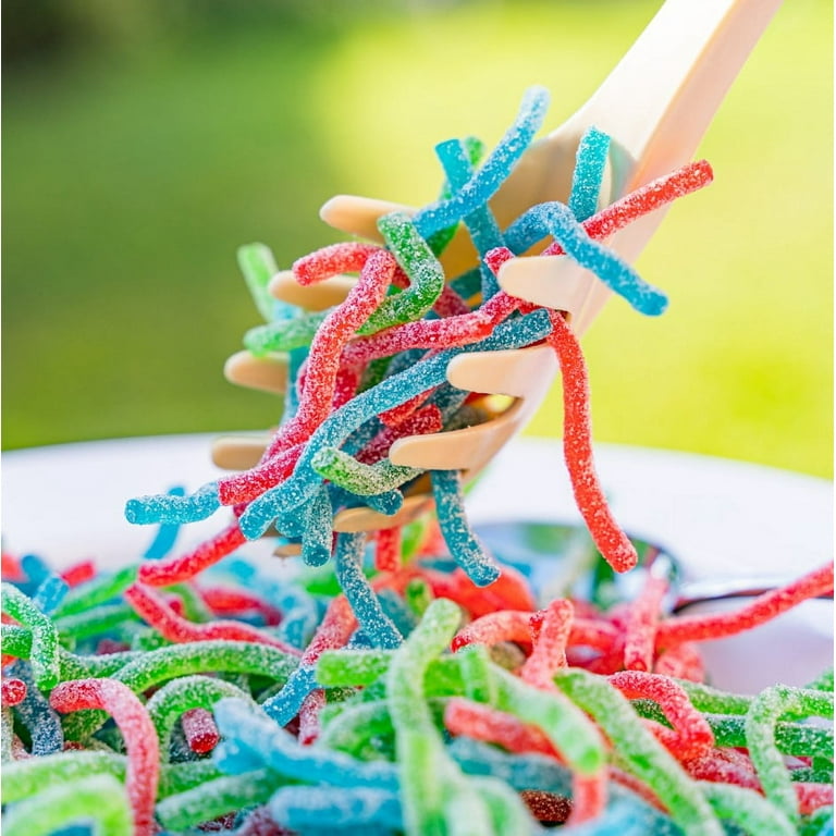 HARIBO Zing Sour S'ghetti Gummies Original Assorted Fruit Flavor