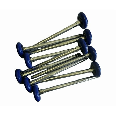 Bens 2'' Ultra-Quiet Nylon Garage Door Rollers, 6200 Bearing and 7'' stem, Rotate Quiet and Durable, Reuse More Than 100,000 Cycles.(Pack of 10)